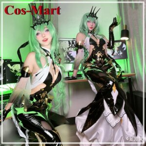 Cos-Mart Game Honkai Impact 3 Mobius Cosplay Costume Elegant Sweet Formal Dress Activity Party Role Play Clothing