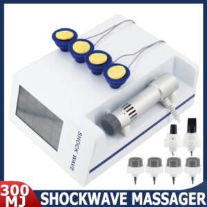 Newest 300MJ Shockwave Therapy Machine EMS For ED Treatment And Relief of Neck And Low Back Pain Professional Shockwave Massager