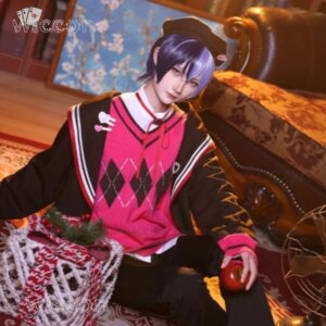 Toya Aoyagi Toya Cosplay Costume Wig PJSK Project Sekai Colorful Stage Casual Uniform Halloween Carnival Party Daily Uniform