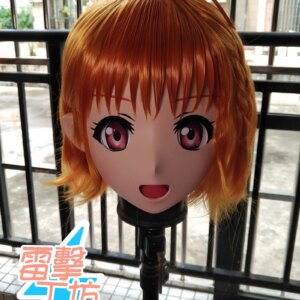 (X-KM128)Quality Handmade Female/Girl Resin Japanese Cartoon Character Animego Cosplay Kigurumi Mask Crossdresser