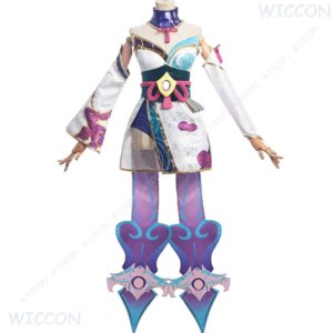 Game League of Legends LOL Spirit Blossom Syndra Evelynn Cosplay Costume Japanese Style Anime Outfit Female