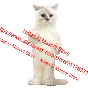 Newly Customized Luxury Cat Mascot Clothing Cartoon Set Role-Playing Movie Props Performance Advertising Game Adult Size 170