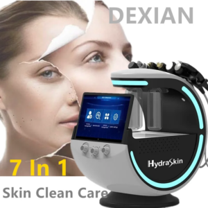 7 in 1 Hydro Facial Machine Professional Ultrasonic Skin Rejuvenation Dermabrasion Clean Hyperbaric Oxygen Facial SPA Machine