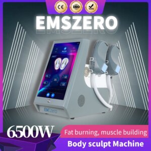 Factory Direct Sales EmsZero NEO 15 Tesla RF Esculpir el cuerpo profesional 6500W Máquina de adelgazamiento Estimulador muscular