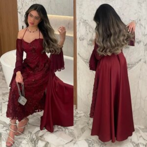 Customized Jiayigong Prom Charmeuse Embroidery Celebrity A-line Strapless Bespoke Occasion Gown Midi Dresses