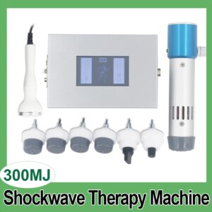 300MJ Shock Wave Therapy Equipment 2 in 1 Ultrasound Instrument Effective Relieve Shoulder Neck Pain ED Treatment Muscle Massage