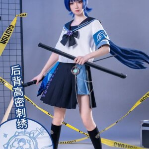 Meow House Shop Genshin Impact Wanderer Sailor Suits Cosplay Costume Cos Game Anime Party Uniform Hallowen Play Role Clothes