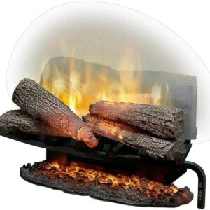 Dimplex Revillusion®Plug-In Log Set, Model RLG25, 5118 BU, 120 Volt, 1500 Watt, Black, 25″