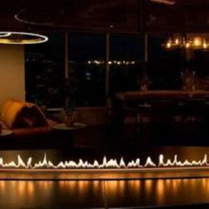 morden chimeneas kamin electric ethanol fire 60 inch alcohol burner insert fireplace