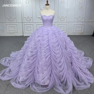 Romantic Quinceanera Dresses Organza Ball Gown Sweetheart Quinceanera 2023 Purple Pleat DY6549 Bar Mitzvah
