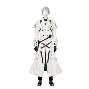 Adult FFVII Teen Sephiroth Costume Men Game FF7 White Young Sephiroth Uniform