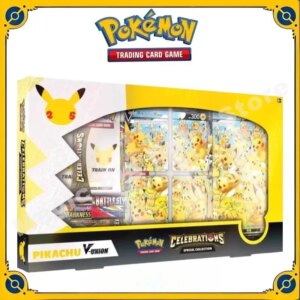 Original Genuine Pokemon Trading PTCG Card US Version 25 Anniversary Celebration Gift Box Pikachu V Union Child Gift Cartoon