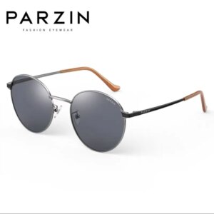 PARZIN Vintage Metal Round Women Sunglasses Men Ladies Sun Glasses UV Protection Shades 8307