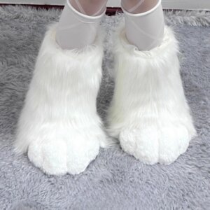 Kig Series Close Fitting Foot 3D Printed Foot Shell Animal Foot Finished Product Cute Fur