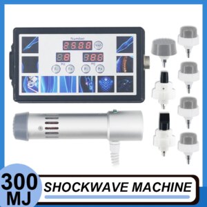 Shockwave Therapy Machine ED Treatment Relieve Muscle Soreness Body Massage Physiotherapy Plantar Fasciitis Massager 300MJ