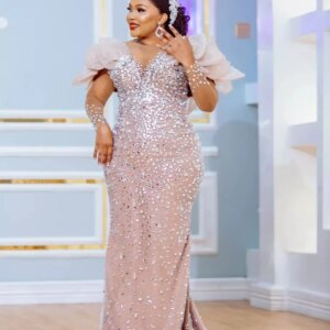 Beaded Crystals Evening Formal Party Second Engagement Birthday Gowns Dress ZJ898 Plus Size Mermaid Illusion Prom Dresses
