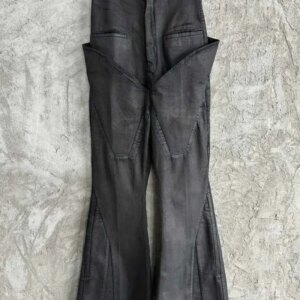 24AW R0 New Black Fashion Wide Leg Flared Pants Casual Loose Trousers Men’s Clothing Mens Winter Sweatpants Men Winters Clothes