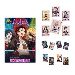 Wholesales Demon Slayer Collection Card Polaroid Tear Apart Battle Rock Summer Beach Trading Anime Cards