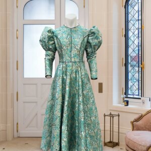 Annual Meeting Host Banquet Heavy Industry Splicing Jacquard Evening Dress Skirt