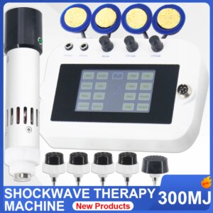 Professional Shock Wave Therapy Machine Newest EMS 300MJ For ED Treatment And Relieve Body Pain Physiotherapy Shockwave Massager
