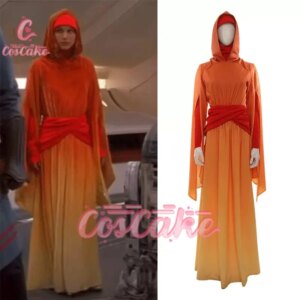 Padme Cosplay Amidala Fantasy Lake Dress Movie Space Battle Costume Disguise Adult Women Cosplay Roleplay Fantasia Outfits