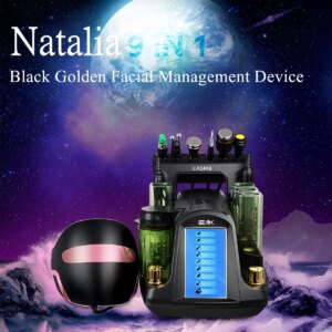 2025 New Portable Hydra 9 in 1 Facial Machine Aqua Peeling Skin Rejuvenation Hydro Dermabrasion Facial Machine