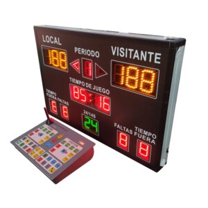 Hot Selling 60*40*5.5cm Outdoor Waterproof Mechanical Football Scoreboard Automatic Volleyball Scoreboard Outdoor Indoor