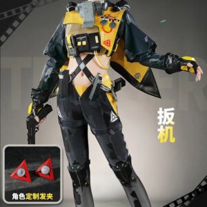 Trigger Zenless Zone Zero Cosplay Obol Squad Costume Halloween Party Fashion Uniform Prop Accessories Men Women Handsome New Set