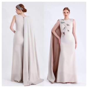 Customized Exquisite White Jersey Evening Dress Delicate Square Collar Sleeveless Party Dress High Quality Celebrity