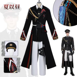 Caleb Cosplay Costume Love and Deepspace Heroine Zayne Xavier Rafayel Caleb Cosplay Wig Uniforms Halloween Party Role Play Suits