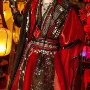 Hua Cheng Cosplay Costume TGCF Ghost King Clothings Heaven Officials Blessing Halloween Outfits Anime Tian Guan Ci Fu