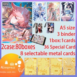 New A5 Boards Colorful Symphony Hobby Spicy Waifu Board Doujin Booster Rem Boa Nami Genshin Furina Rare Card Toy Gifts