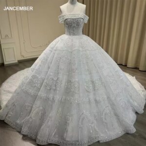 Custom Made Shinny Quinceanera Dresses Short Sleeve Customize Princess 16 Year Old Girl Party Prom Wear vestidos de 15 años