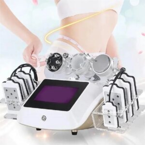 Professional 6 in 1 Cavitation Vacuum Machine Weight Loss Fat Burning Cellulite Removal Body Slimming Beauty Health Machine