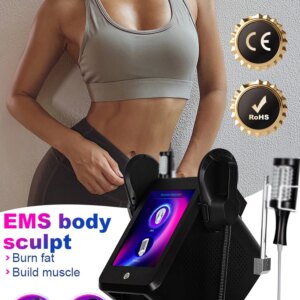 6500W High Power Electromagnetic Slimming Machine 200HZ Muscle Stimulation Weight Loss Therapy Body Shaping Equipment