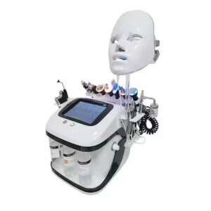 11 in 1 Portable Multifunction Hydra Dermabrasion Hydra Peeling Vacuum Blackhead Remover Skin Care machine With Led Facial Masks