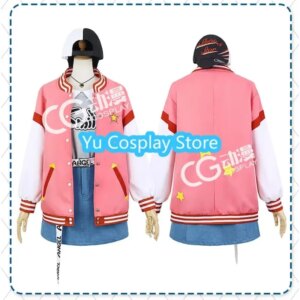 Yu-Cosplay Game Project Sekai Colorful Stage Shiraishi An Cosplay Costume Women Party Suit Top Pants Coat Halloween Uniforms
