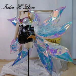 Irelia H Store KDA Ahri LOL ahri Cosplay Costume for women high quality version halloween costumes Custom size made tails