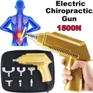 New 1500N Chiropractic Adjusting Tool Electric Correction Gun Cervical Massage For Spine Body Relaxation Professional Massager