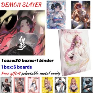 2025 Newest Huancaiwenchuang Demon Slayer Borads Collection Card Shinobu Japanese Anime Trading Mitsuri Hobbies Gift
