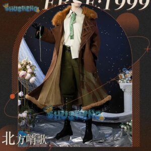 Reverse:1999 Windsong Cosplay Costume Coat shirt tie belt gloves necklace Halloween party Handsome man Woman uniform Full Set