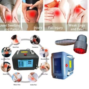 Cold Flow Physiotherapy Device 650nm 850nm Red Light Laser Therapy Device Pain Relief Health Care