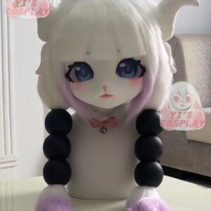Yis cosplay Custom Furry head Kigurumi Head Cosplay Kemono Fursuit Handmade Headsets Beast Customized Fursuit Kemono Head