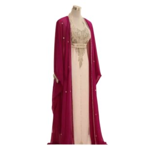 Luxury Moroccan Dubai Kaftans Elegant Stitched Dress Perfect for Any Occasion