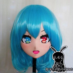 (RB7110)Customize Full Head Quality Handmade Female/Girl Resin Japanese Anime Cartoon Character Kig Cosplay Kigurumi Mask