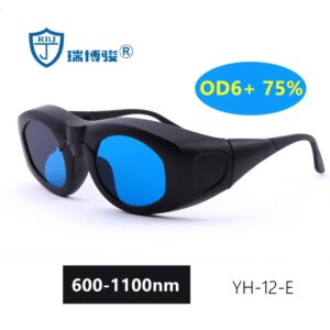 OD7 + high optical density laser protective glasses 808nm multi-band 680-1100nm