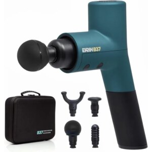 Ekrin Athletics B37v2 Massage Gun – Deep Tissue Massage with High-Powered Brushless Motor – Ergonomic Back Massager