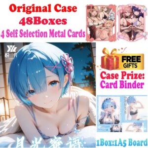 Wholesale 2025 Lastest A5 Size Moonlight Honey Word Goddess Story Card Board Waifu Raiden Artboard TCG Doujin Toys Hobby Gift