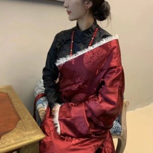 Ladies New Women’s Tibetan Robe Costumes Clothing Traditional Popular Style 2025