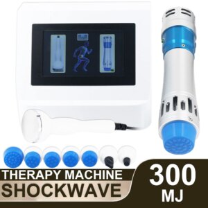 300MJ Shockwave Therapy Machine ED Treatment Body Physiotherapy Relax Massage Equipment Plantar Fasciitis Pain Relief New